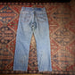 Levi's W34 L29 Straight Leg Blue Denim Jeans