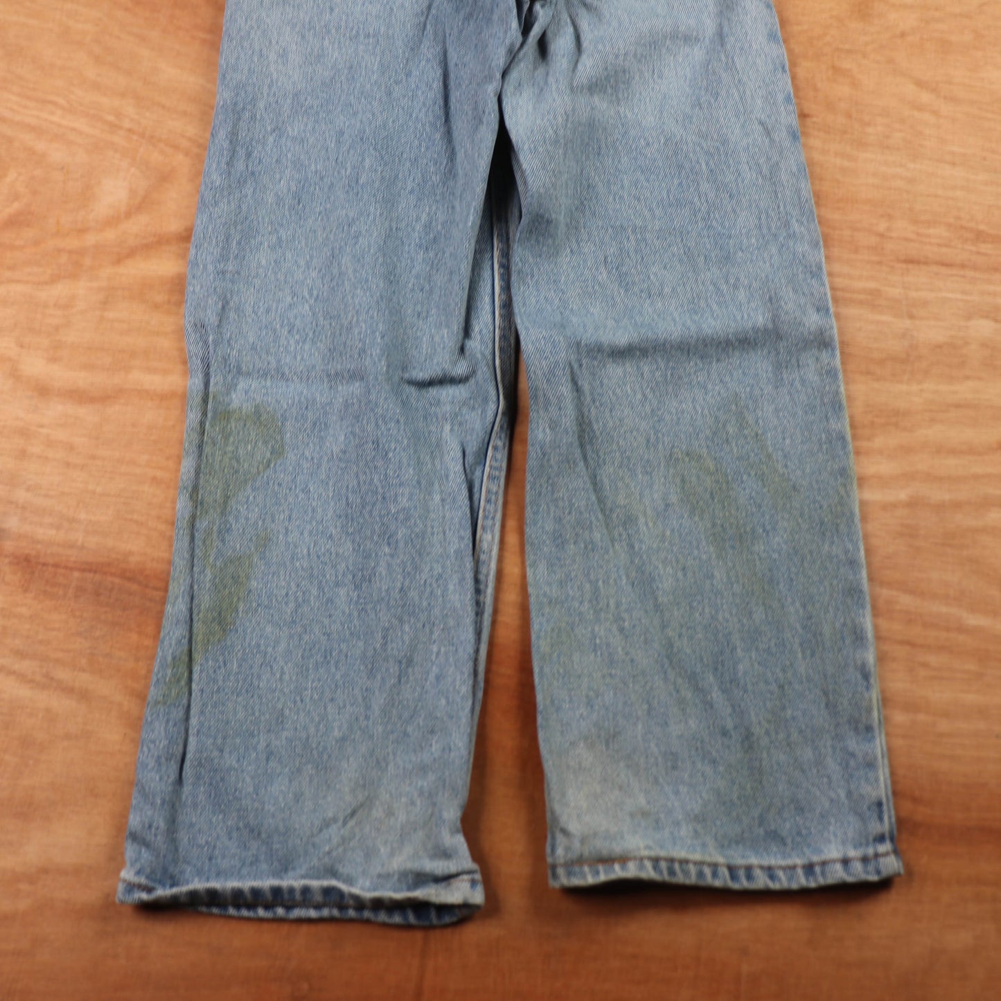 Levi's 550 Red Tab W24 L24 Tapered Leg Relaxed Fit Blue Denim Jeans