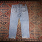 Wrangler W36 L28 Straight Leg Blue Denim Jeans