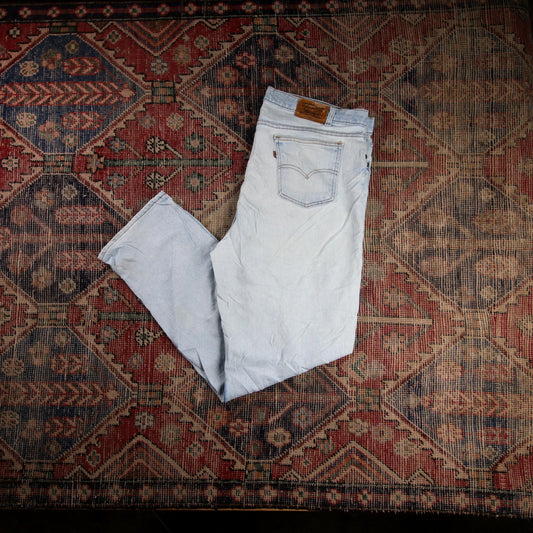 Levi's Orange Tab W40 L31 Tapered Leg Loose Fit Blue Denim Jeans