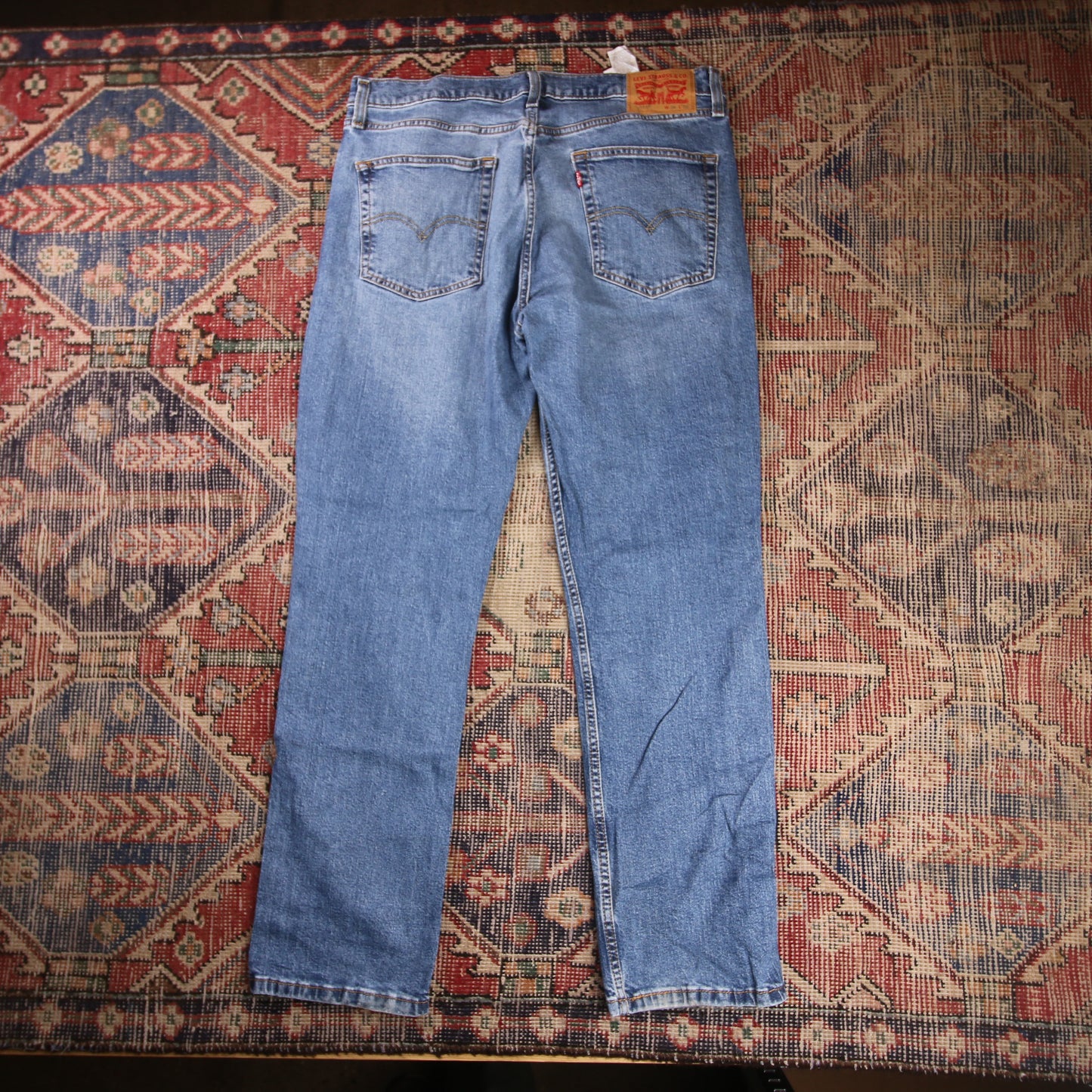 Levi's 514 W36 L30 Straight Leg Blue Denim Jeans