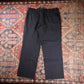 Lauren Ralph Lauren W38 L29 Straight Leg Black Cotton Blend Trousers