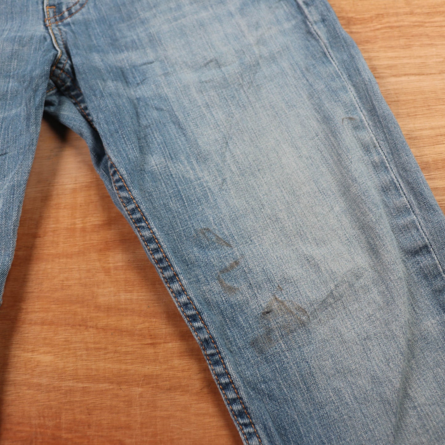 Levi's 514 Red Tab W28 L30 Straight Leg Blue Denim Jeans
