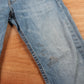 Levi's 514 Red Tab W28 L30 Straight Leg Blue Denim Jeans