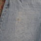 Levi's 721 W24 L25 Skinny Classic Ripped Style Blue Denim Jeans