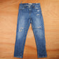 Levi's 502 Red Tab W32 L31 Tapered Leg Regular Fit Classic Ripped Style Blue Den