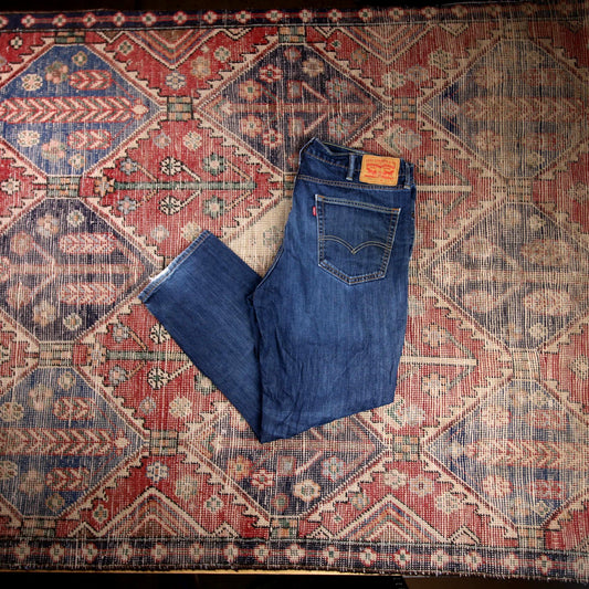Levi's 541 W38 L28 Tapered Leg Classic Ripped style Blue Denim Jeans