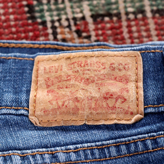 Levi's 519 W30 L30 Bootcut Blue Denim Jeans