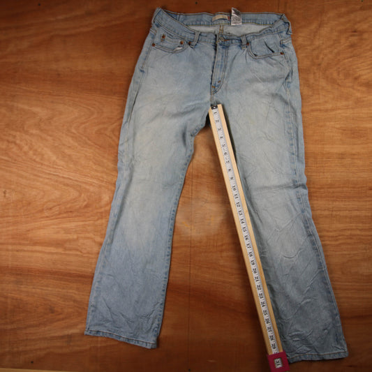 Levi's 515 Red Tab W34 L9 Flared Blue Denim Jeans