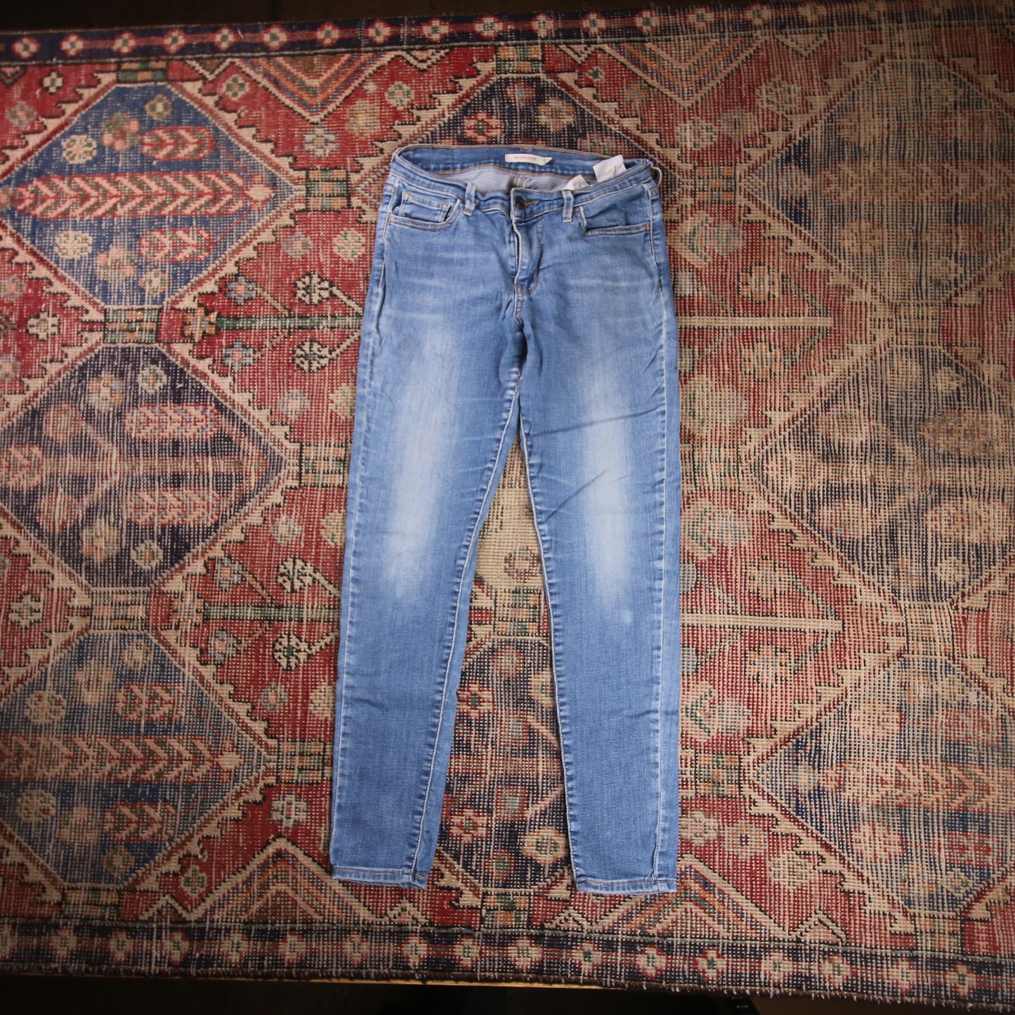 Levi's 710 W28 L27 Skinny Blue Denim Jeans