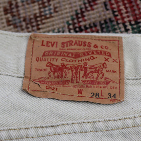 Levi's 501 W30 L31 Original Fit Blue Denim Jeans