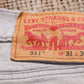 Levi's 511 W32 L28 Slim Fit Grey Denim Jeans