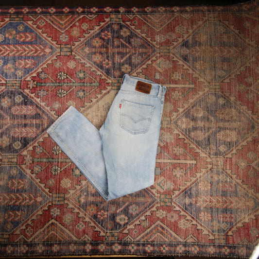Levi's 511 W32 L29 Slim Fit Classic Ripped Style Blue Denim Jeans