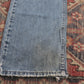 Wrangler W34 L32 Straight Leg Relaxed Fit Blue Denim Jeans