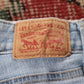 Levi's W26 L33 Skinny Classic Ripped Style Blue Denim Jeans