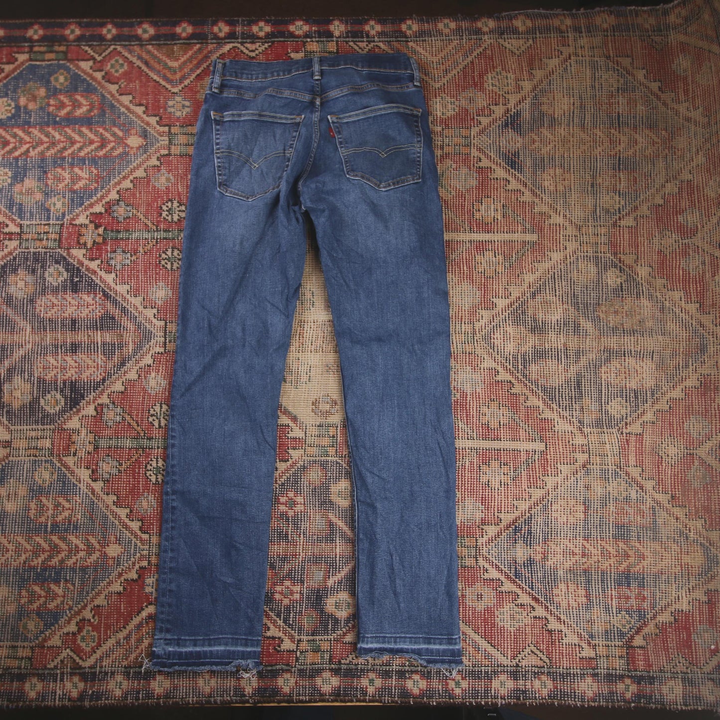 Levi's W30 L31 Straight Leg Blue Denim Jeans