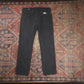 Levi's W34 L29 Straight Leg Black Denim Jeans