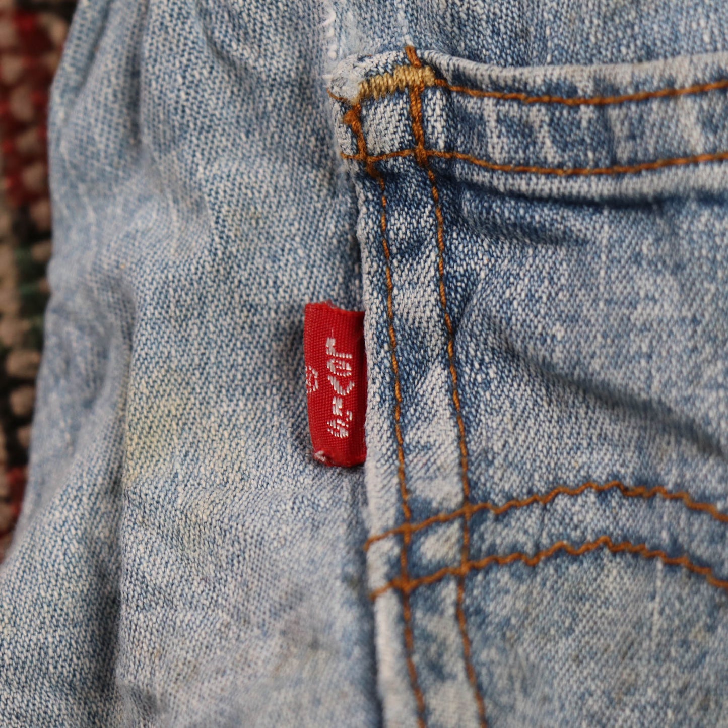 Levi's W28 L24 Capri Blue Denim Jeans