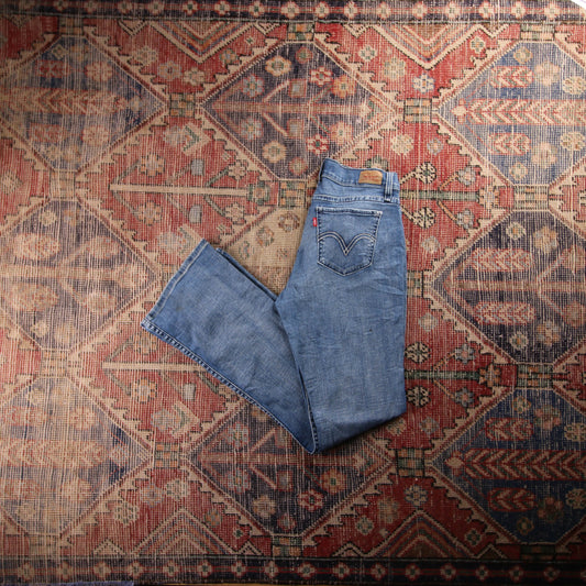 Levi's 148 Red Tab W30 L30 Bootcut Blue Denim Jeans