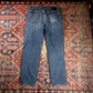 Lee W36 L29 Straight Leg Relaxed Fit Blue Denim Jeans