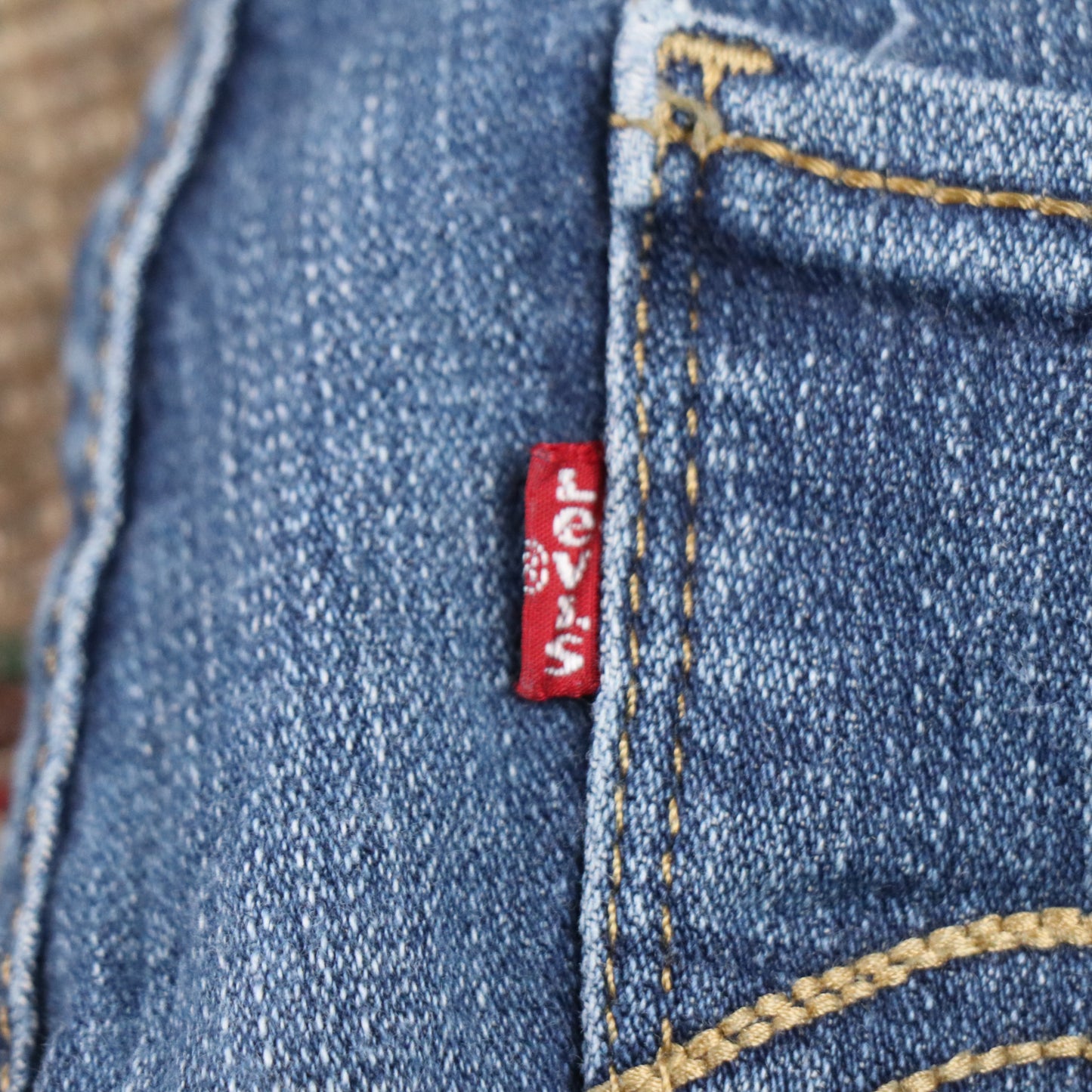 Levi's 525 W28 L29 Bootcut Slim Fit Blue Denim Jeans