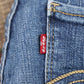 Levi's 525 W28 L29 Bootcut Slim Fit Blue Denim Jeans