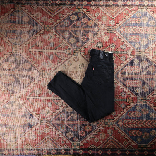 Levi's Red Tab W30 L29 Straight Leg Black Denim Jeans
