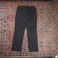Lee W32 L28 Straight Leg Black Denim Jeans