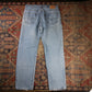 Levi's 550 W36 L32 Tapered Leg Relaxed Fit Classic Ripped Style Blue Denim Jeans