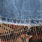 Lee W30 L30 Tapered Leg Loose Fit Classic Ripped Style Blue Denim Jeans