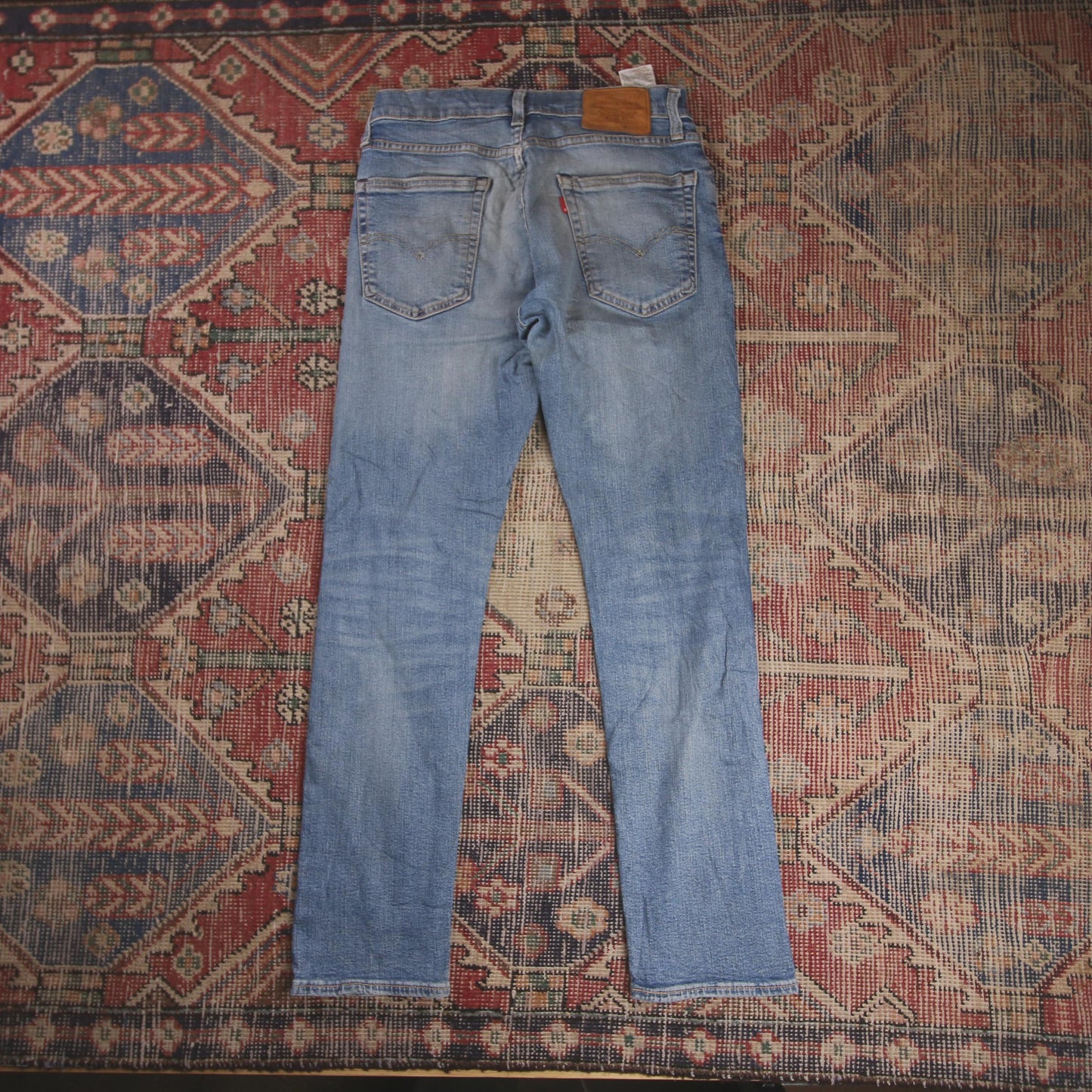 Levi's 502 W28 L29 Tapered Leg Regular Fit Black Denim Jeans