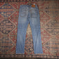 Levi's 502 W28 L29 Tapered Leg Regular Fit Black Denim Jeans