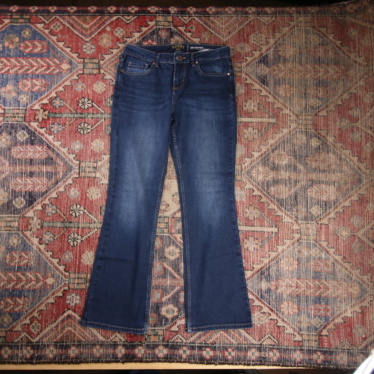 Lee W30 L28 Bootcut Blue Denim Jeans