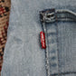 Levi's 511 W34 L32 Slim Fit Classic Ripped Style Blue Denim Jeans