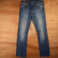 Levi's 513 Red Tab W34 L32 Straight Leg Slim Fit Blue Denim Jeans