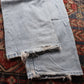 Wrangler W24 L33 Straight Leg Classic Ripped Style Blue Denim Jeans