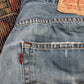 Levi's 505 W32 L31 Straight Leg Regular Fit Blue Denim Jeans