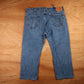 Levi's 505 Red Tab W40 L25 Straight Leg Regular Fit Blue Denim Jeans