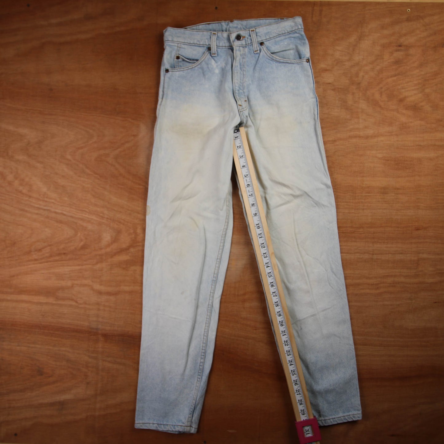 Levi's 501 Red Tab W28 L31 Original Fit Blue Denim Jeans