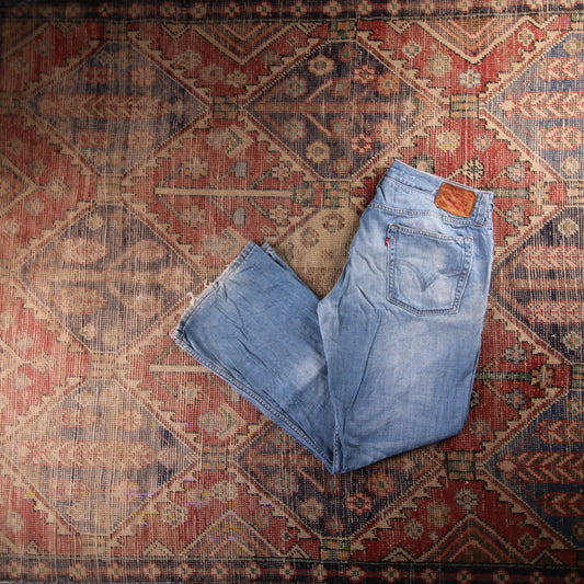 Levi's Red Tab W36 L30 Bootcut Blue Denim Jeans