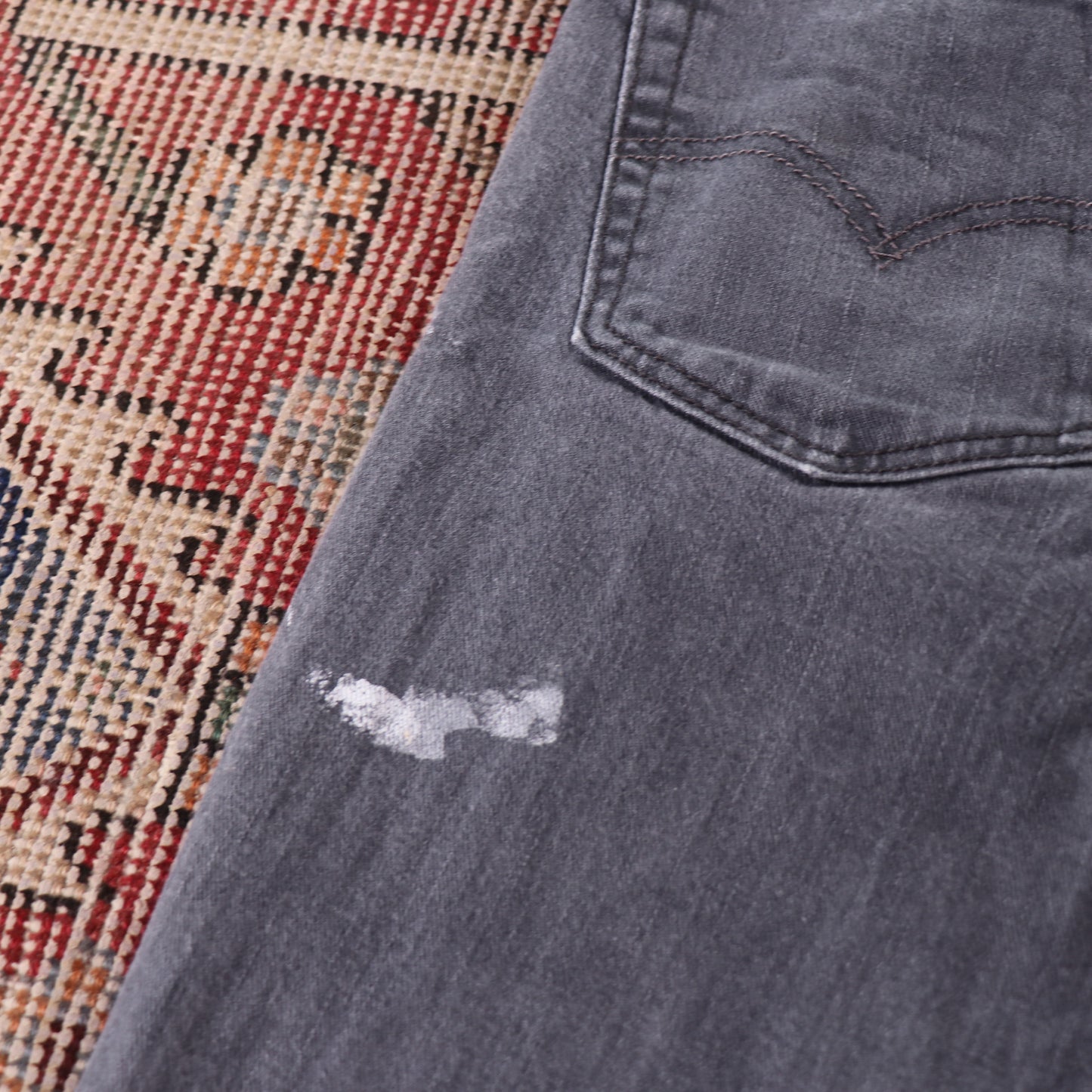 Levi's 511 Red Tab W30 L29 Slim Fit Grey Denim Jeans