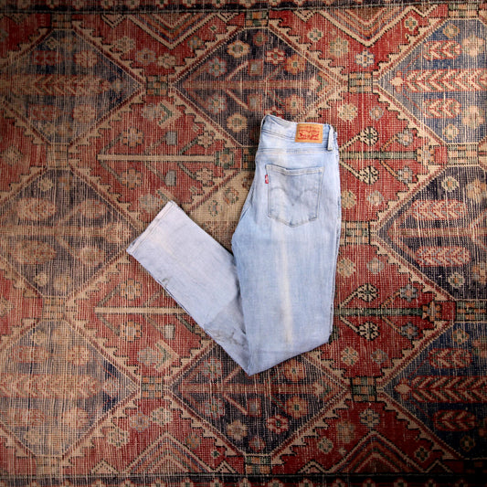 Levi's W56 L29 Skinny Leg Jeans Blue Denim Jeans