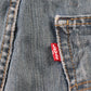 Levi's 508 Red Tab W34 L30 Tapered Leg Regular Fit Blue Denim Jeans