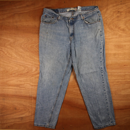 Levi's 559 Red Tab W40 L30 Straight Leg Relaxed Fit Blue Denim Jeans