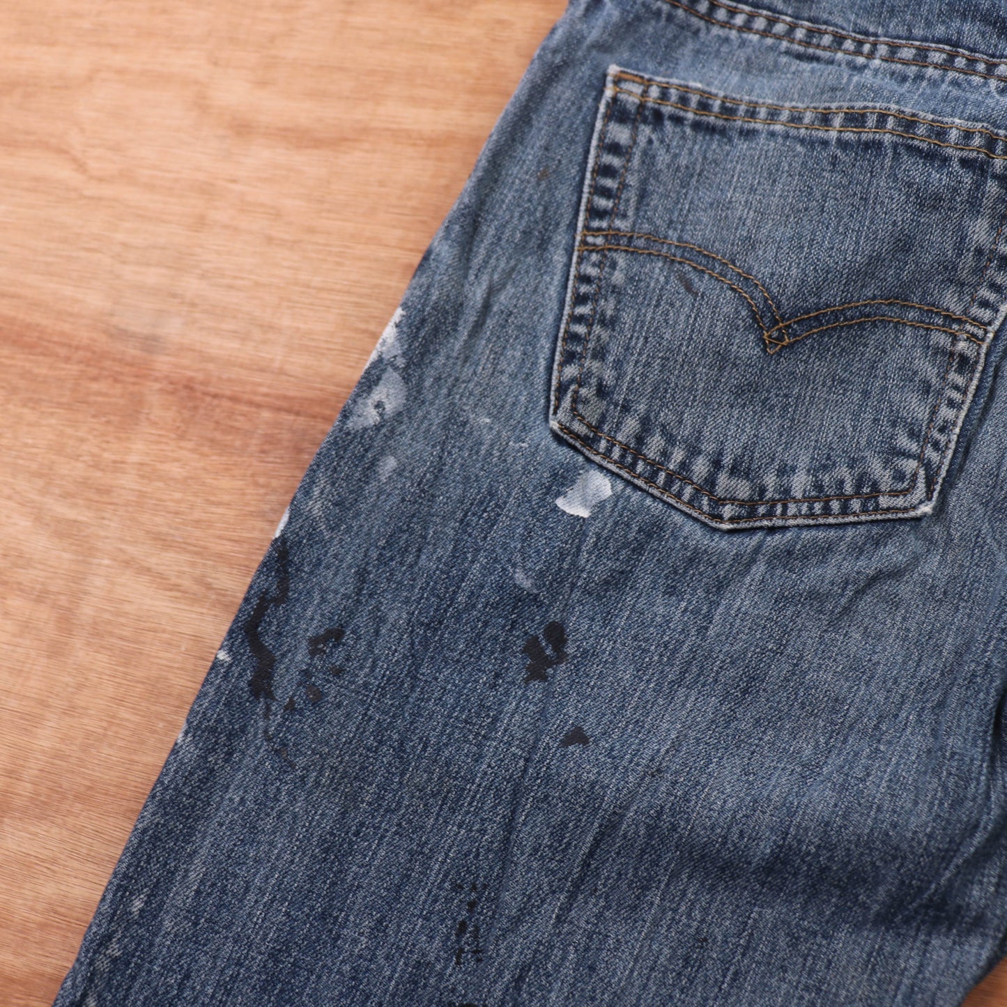 Levi's 514 Red Tab W32 L30 Straight Leg Blue Denim Jeans