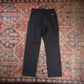 Dickies W26 L27 Straight Leg Black Cotton Blend Trousers
