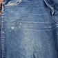 Wrangler W34 L30 Straight Leg Relaxed Fit Blue Denim Jeans