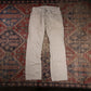 Levi's 514 W30 L30 Straight Leg Beige Denim Jeans