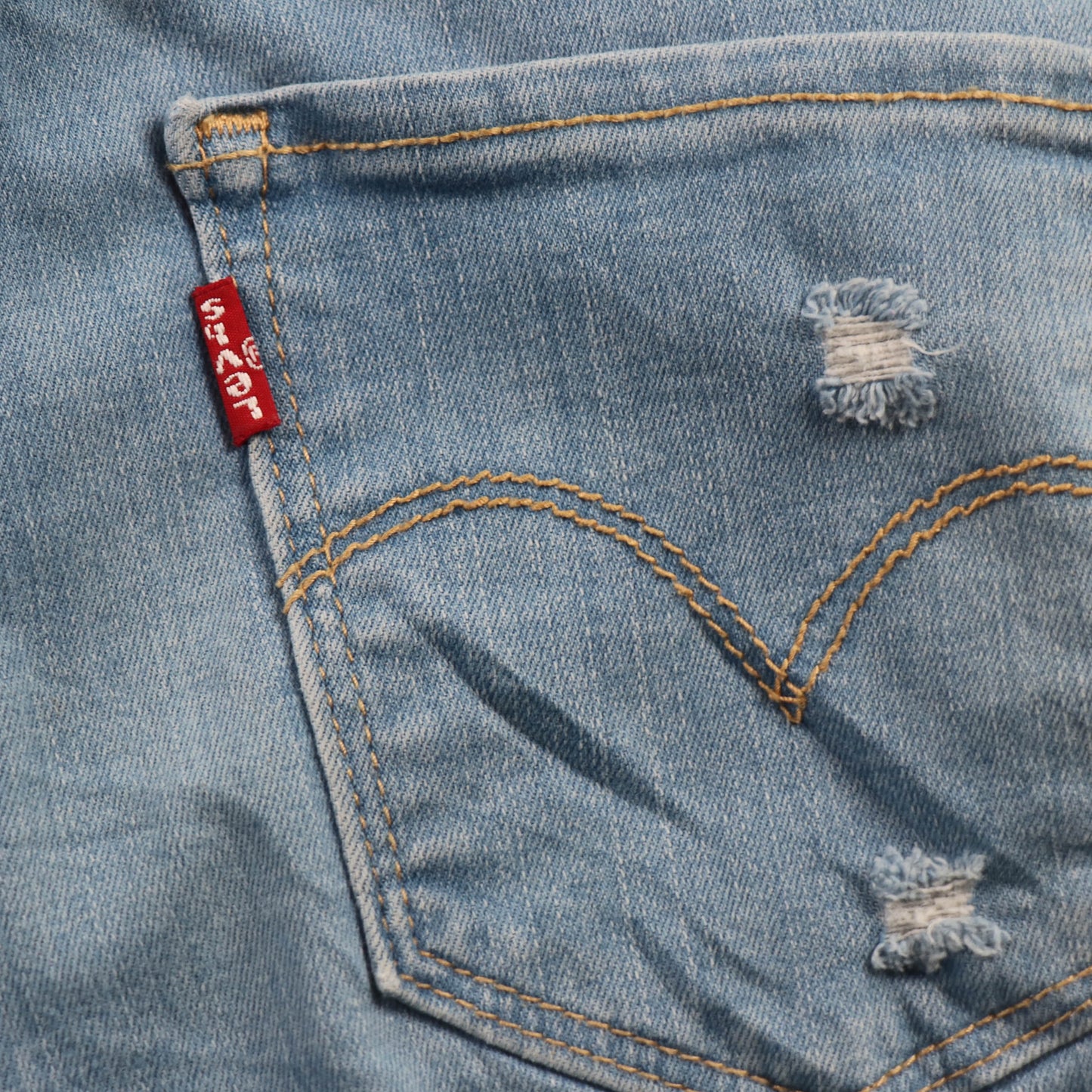 Levi's 720 Red Tab W24 L29 Super Skinny Blue Denim Jeans