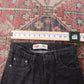 Levi's 505 Red Tab W36 L25 Straight Leg Regular Fit Grey Denim Jeans